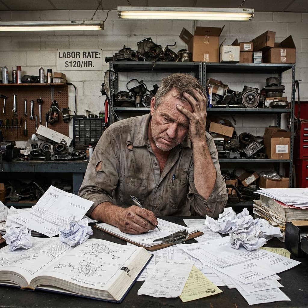 Problemas de presupuestos para Mecánicos